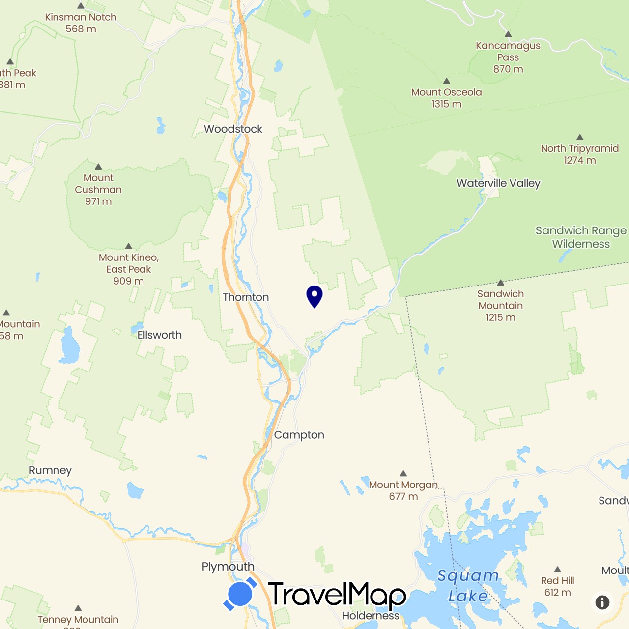 TravelMap itinerary: driving in United States (North America)